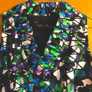 Knee length print dress